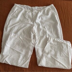 Hollister Wide Leg Linen Pants